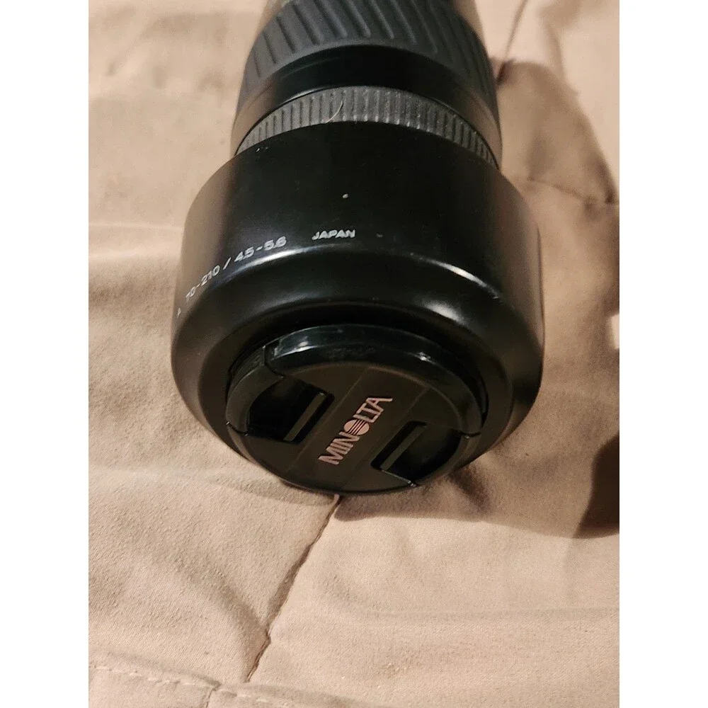 Minolta AF Zoom 70-210mm f/4.5-5.6 Macro Lens Sony A-Mount w/ Hood & Both Caps
